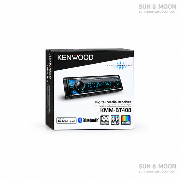 KENWOOD MP3 BT RADIO COLOUR CHANGE 1DIN