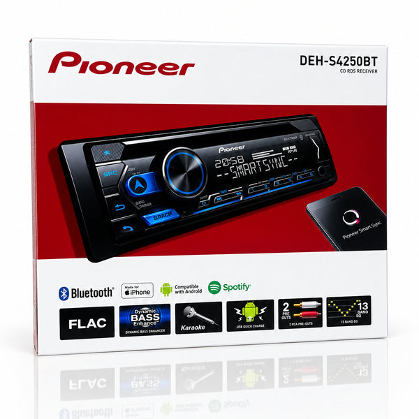 PIONEEER MP4 BT RADIO CD 2DIN