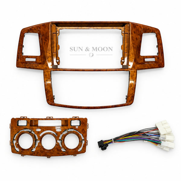 TOYOTA FORTUNER 2009-2015 WOODEN 9 INCH FRAME CABLE