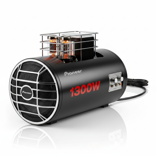 Pioneer 1300W 12-Inch Tube Subwoofer with Built-In Amplifier