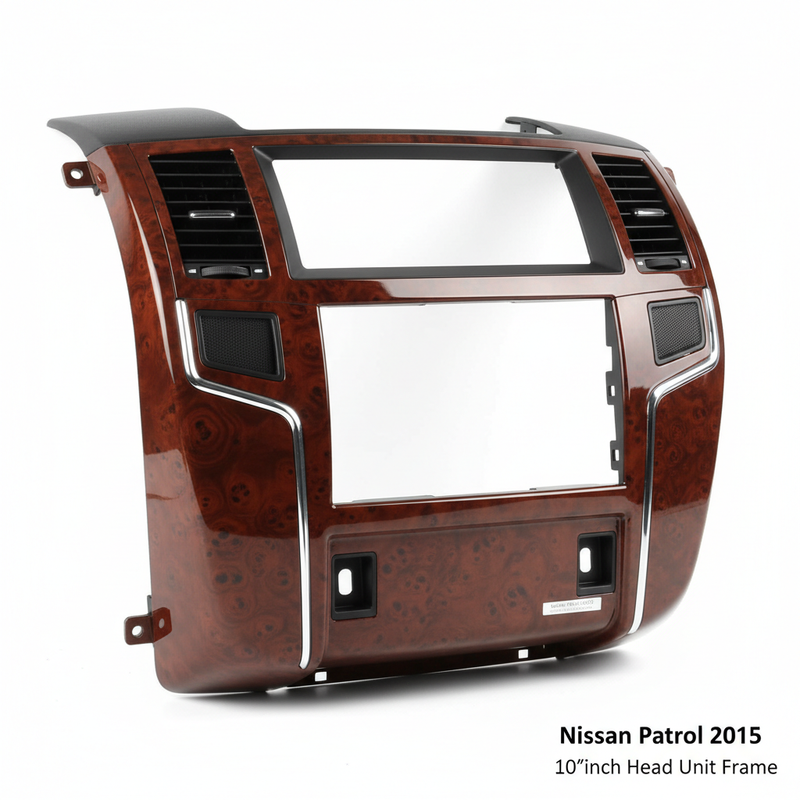 Nissan Patrol 2015 Wooden 10 Inch Stereo Frame