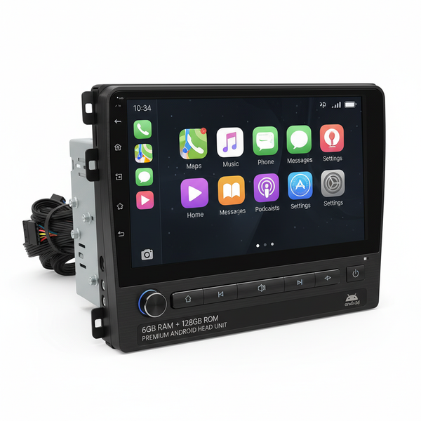 10-Inch Car Stereo with CarPlay 6+128GB