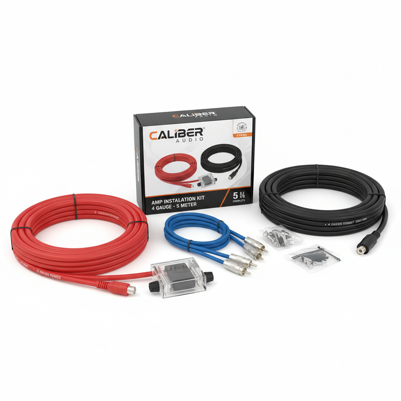 Caliber Audio Amplifier Cable Kit 4 Gauge 5 Metre Car Audio Wiring