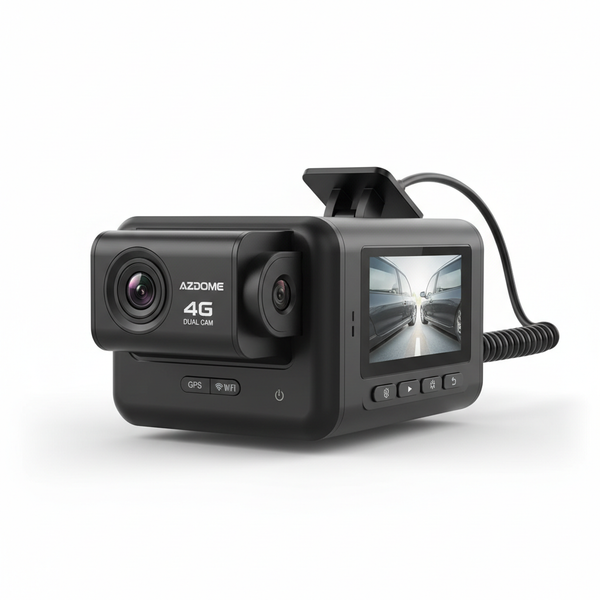 Azdome HD Dashcam DVR 2 Camera 4G