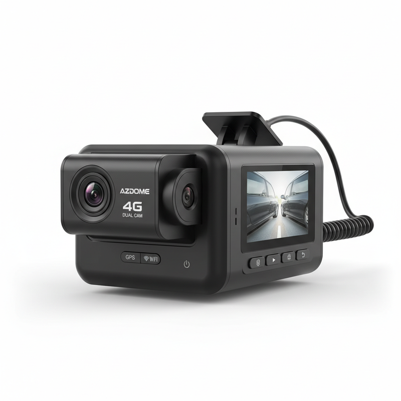 Azdome HD Dashcam DVR 2 Camera 4G