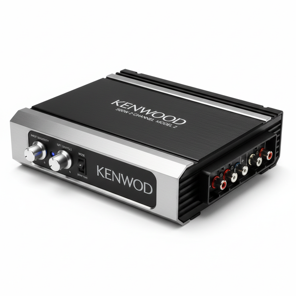 Kenwood 500W 2-Channel Car Amplifier