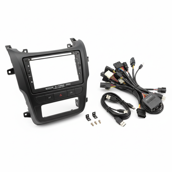 Nissan X-Terra 2022 10 Inch Stereo Frame and Cable Kit