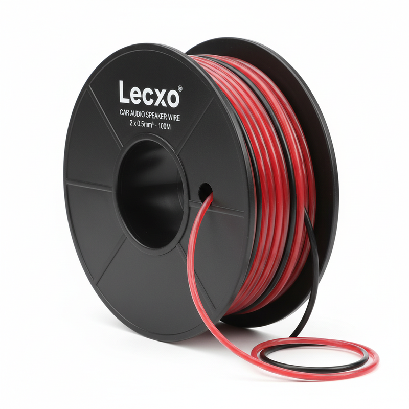 Lecxo Speaker Wire 2x0.5mm 100 Metre Roll