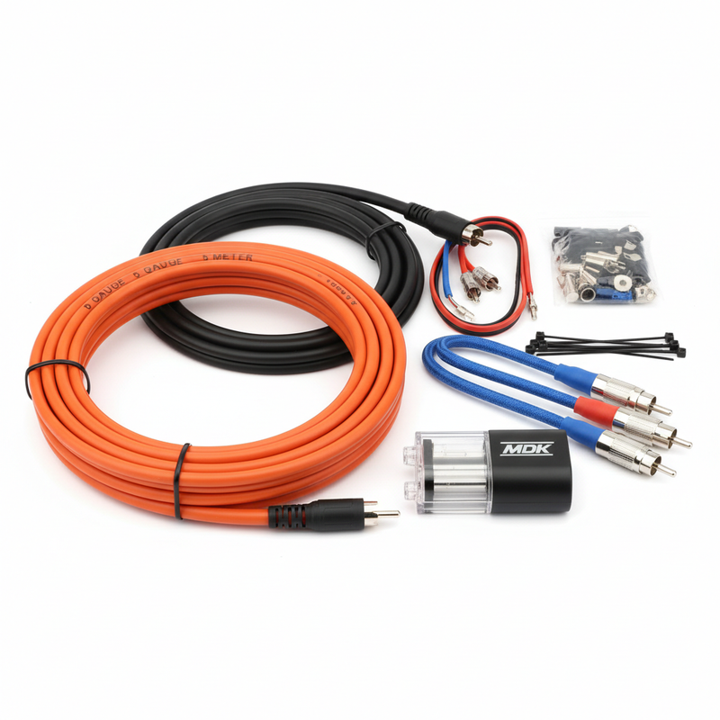 MDK Amplifier Cable Kit 6 Gauge 5 Metre Car Audio Wiring