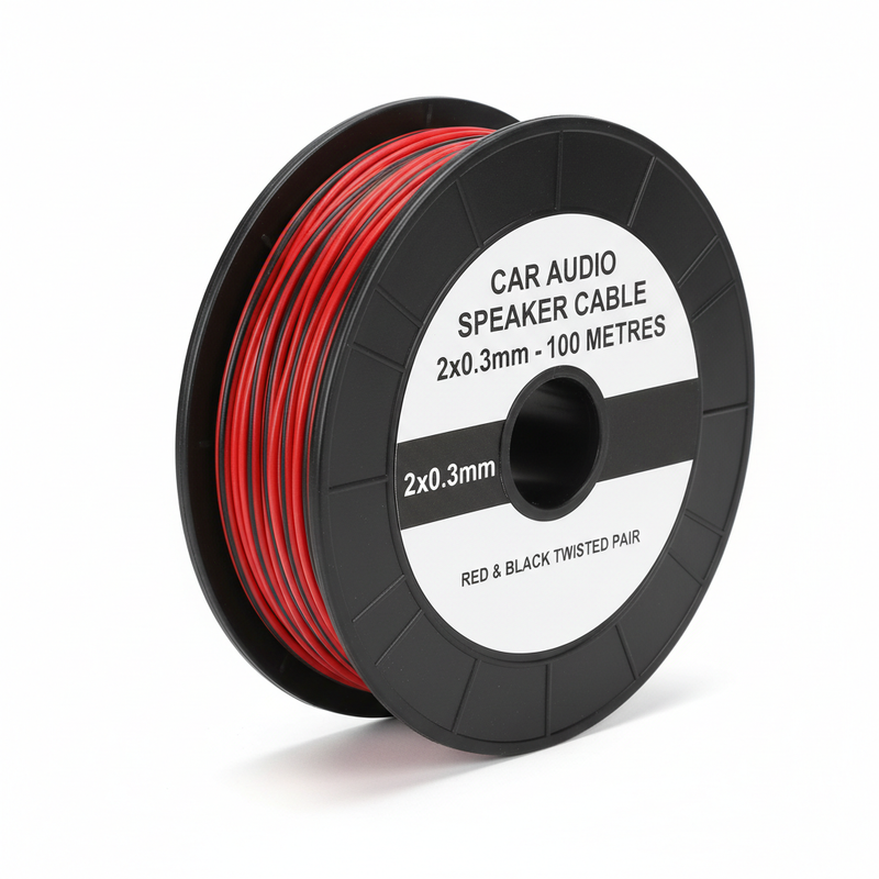 Speaker Wire 2x0.3mm 100 Metre Roll