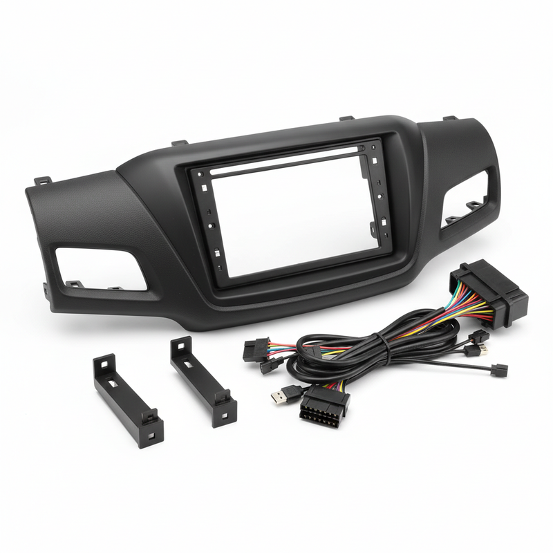 Nissan Navara 2017-2018 9 Inch Stereo Frame and Cable Kit