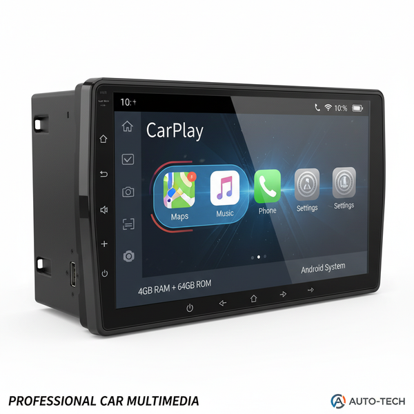 10-Inch Car Stereo with CarPlay 4+64GB
