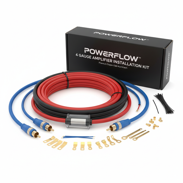 MDK 4 Gauge Amplifier Cable Kit 5 Metre
