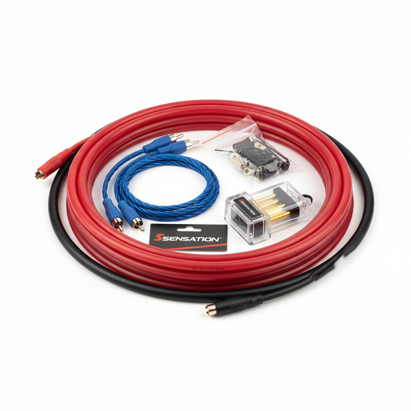 Sensation Amplifier Cable Kit 4 Gauge 5 Metre Car Audio Wiring