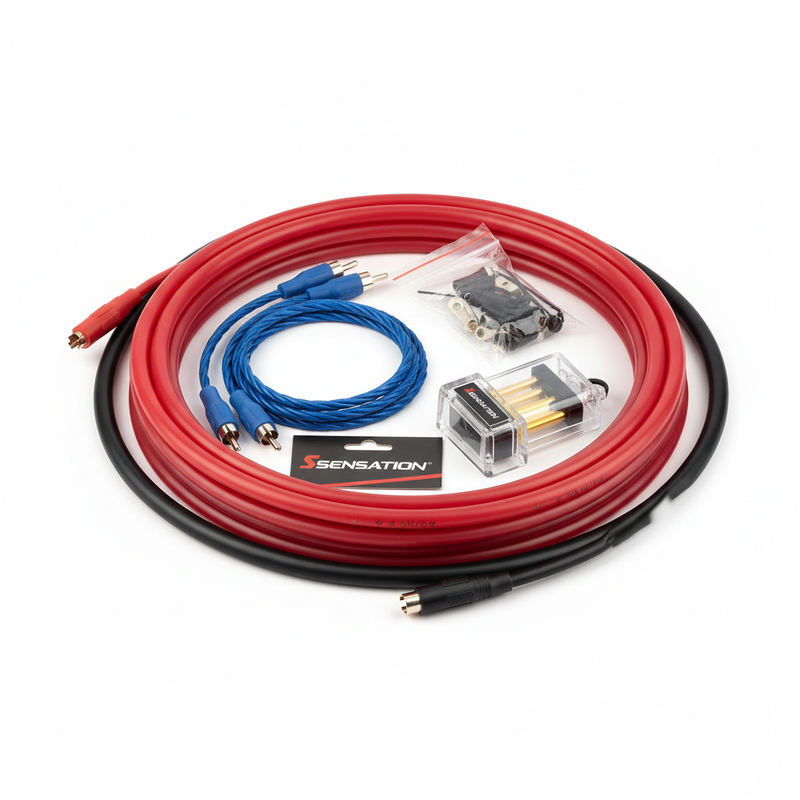 Sensation Amplifier Cable Kit 4 Gauge 5 Metre Car Audio Wiring