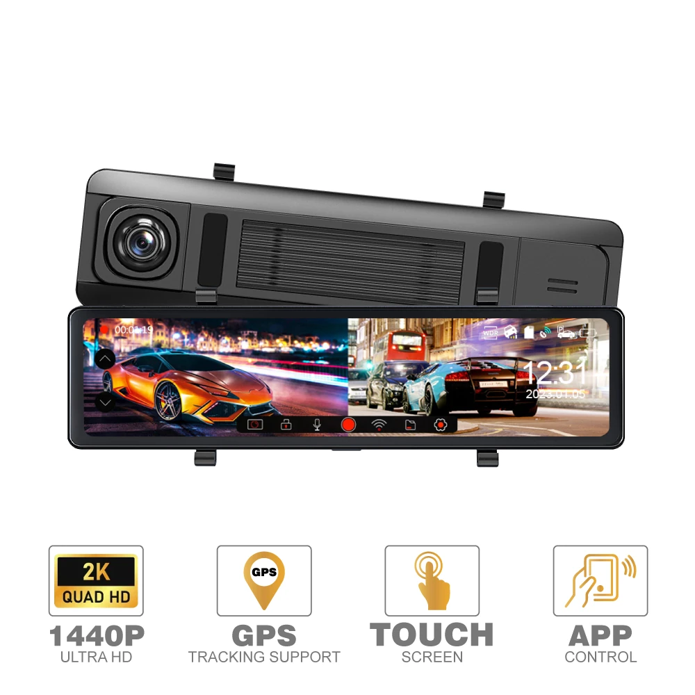 full mirror dvr azdome 11.26 inch front back azdome ar12 full mirror dvr azdome 11.26 inch front back azdome ar12