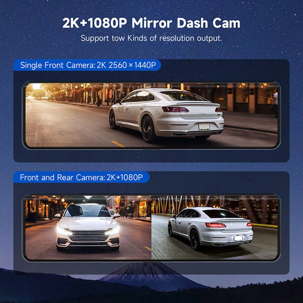 full mirror dvr azdome 11.26 inch front back azdome ar12 full mirror dvr azdome 11.26 inch front back azdome ar12