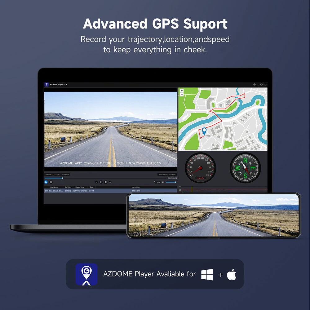 full mirror dvr azdome 11.26 inch front back azdome ar12 full mirror dvr azdome 11.26 inch front back azdome ar12