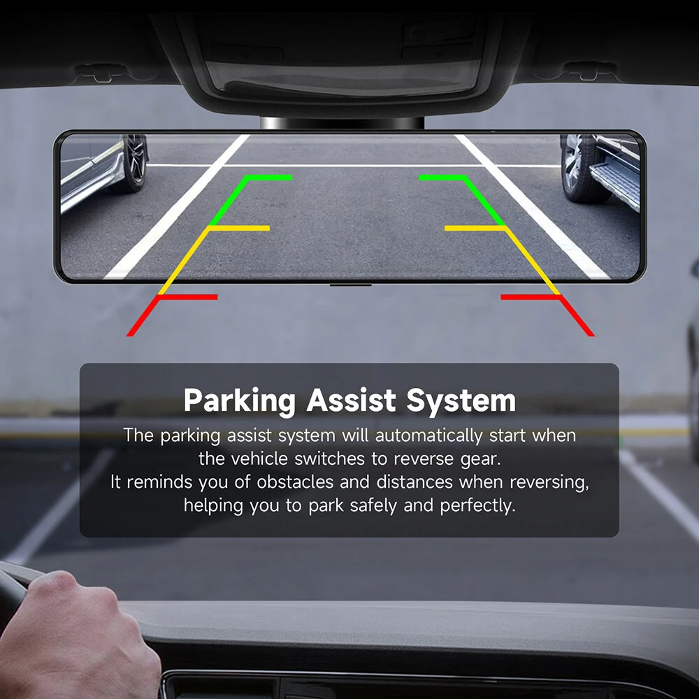 full mirror dvr azdome 11.26 inch front back azdome ar12 full mirror dvr azdome 11.26 inch front back azdome ar12