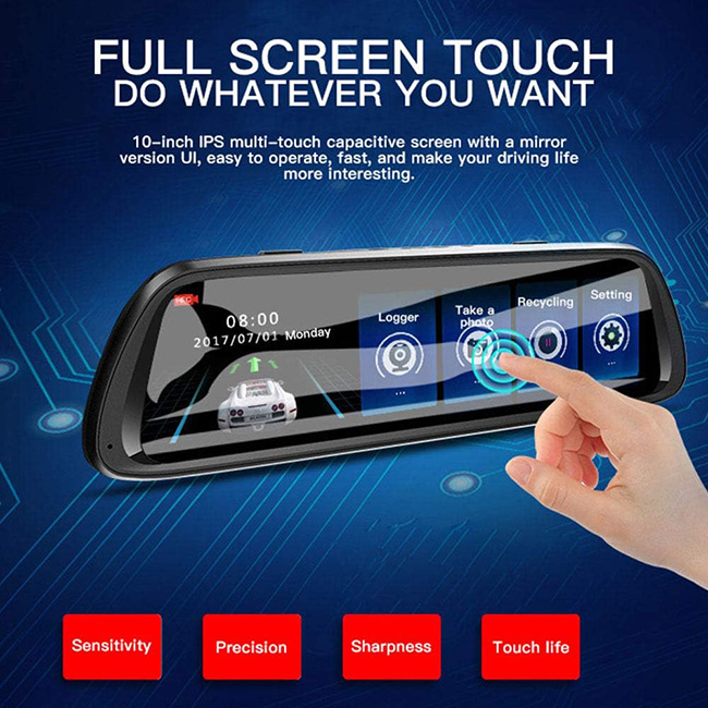 full mirror dvr s&m 4k 10 inch front back dashcam 002 full mirror dvr s&m 4k 10 inch front back dashcam 002