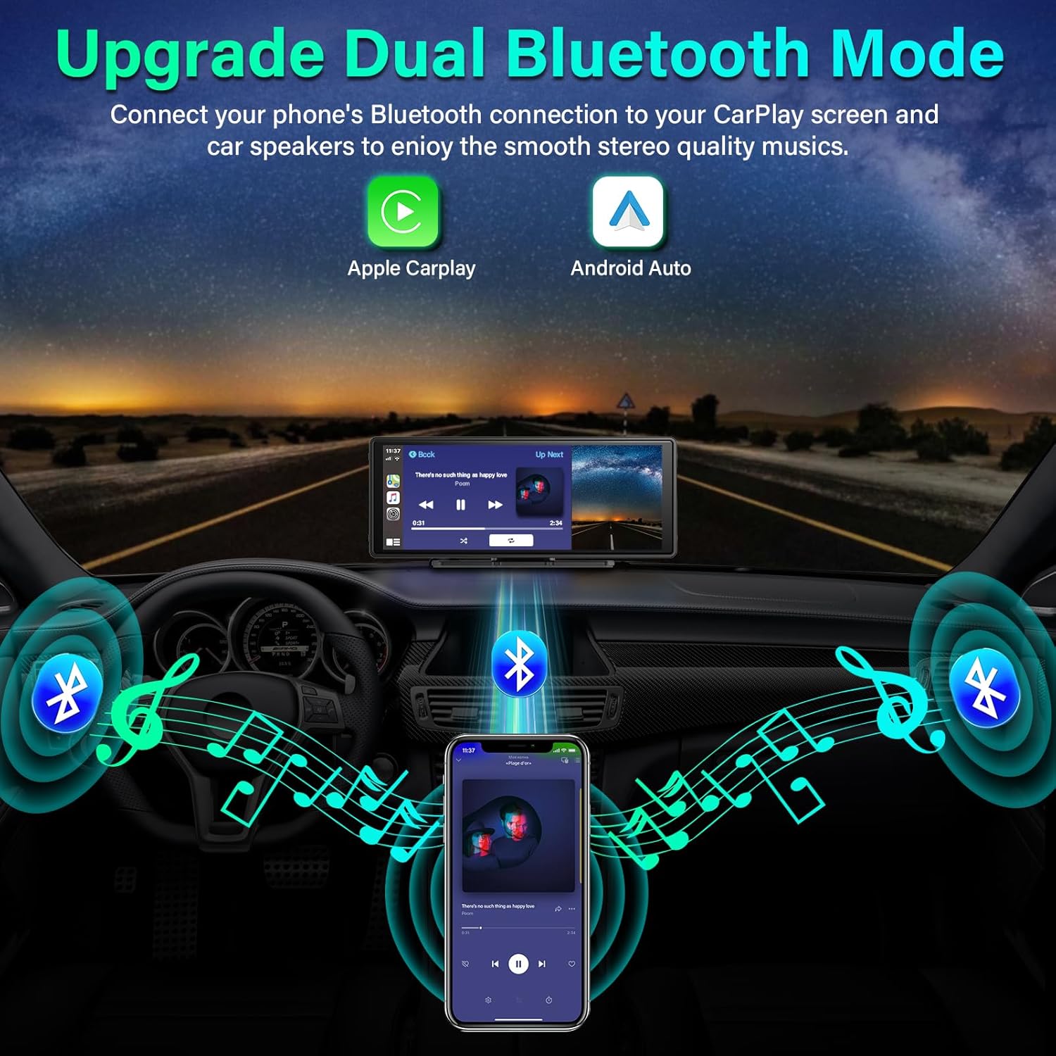 display 10 inch dashboard dvr anroid carplay front back display 005 display 10 inch dashboard dvr anroid carplay front back display 005